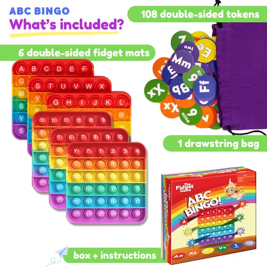 The Fidget Game ABC Bingo Set